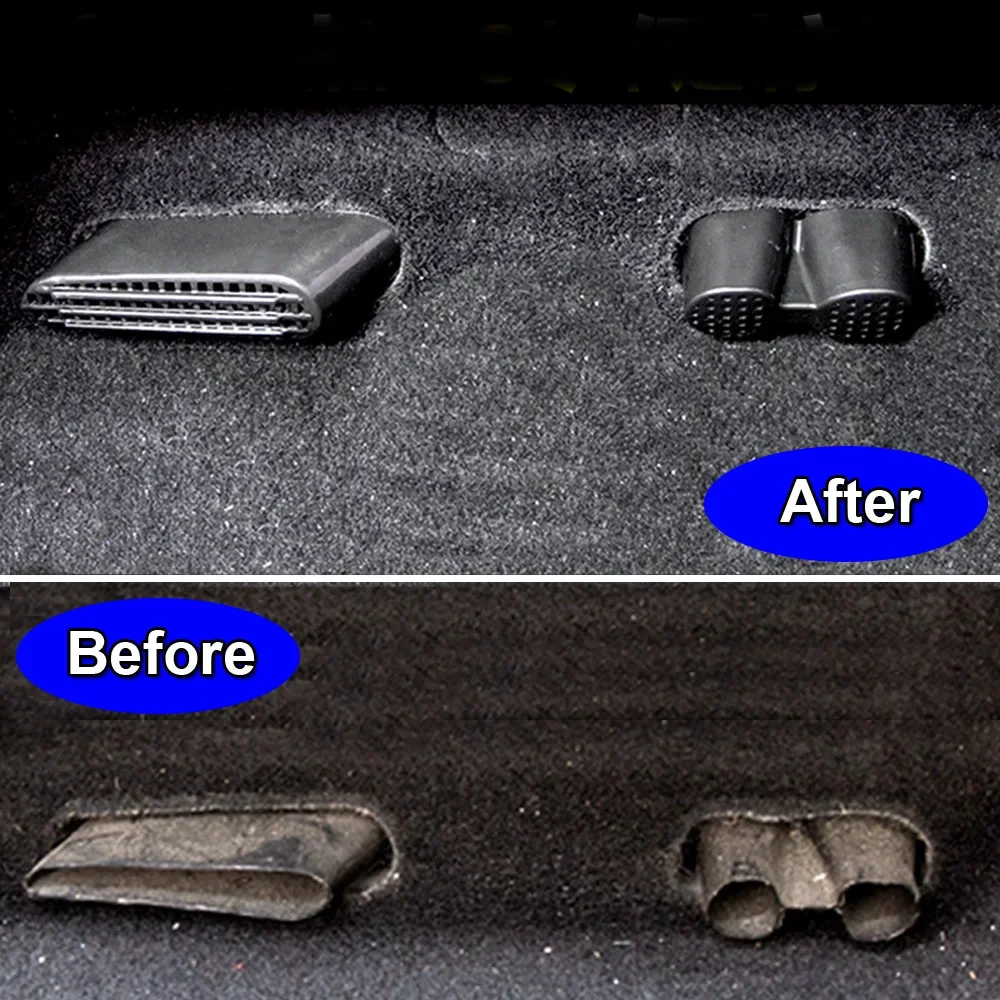 Dla volkswagena VW Passat B7 2011-2014 pod siedzeniem podłoga klimatyzacja tylna kanał odpowietrznik wylotowy osłona grilla — zdjęcie 3