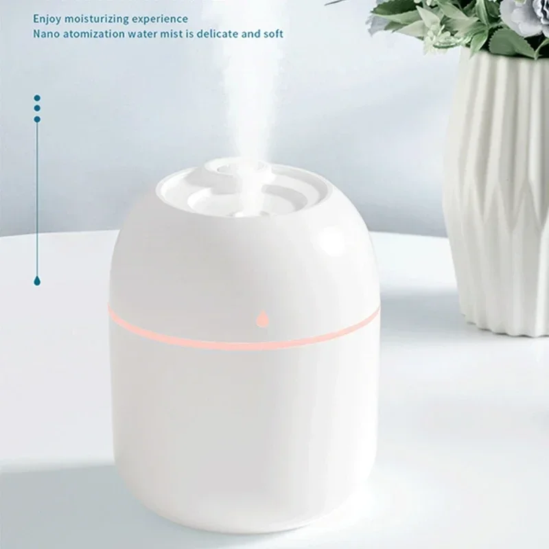 Portable 220ml H2o Mini Cup Spray Mist Humidifier Double Wet Aroma Essential Oil Diffuser Car Usb Air Humidifier image 3