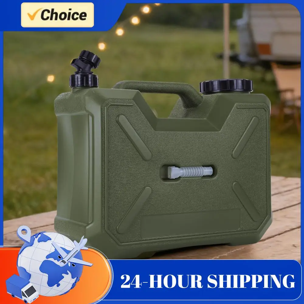 

12L Emergency Water Storage Tank with Spigot and Hand Sanitizer Bottle Water Dispenser for Vehicle Car Outdoor Hiking Picnic