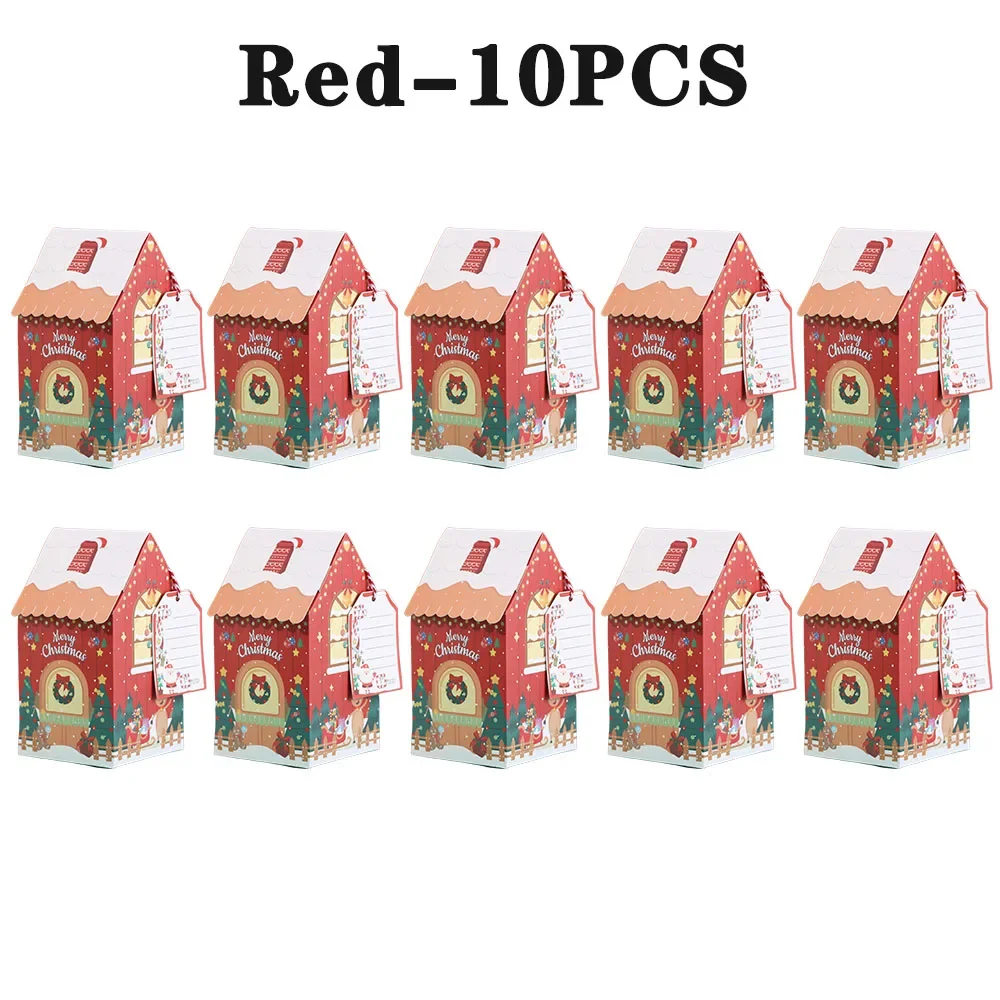 Christmas House Shape Candy Gift Box