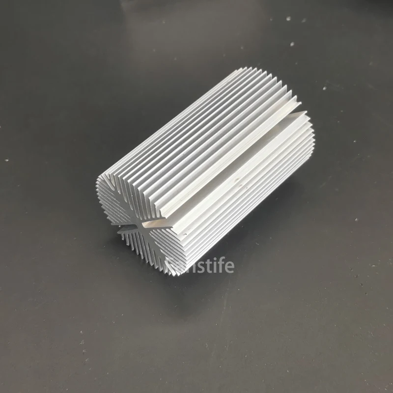 Aluminum Heatsink 38mm Diameter 60mm Height 8W Led Ceiling Light Radiator