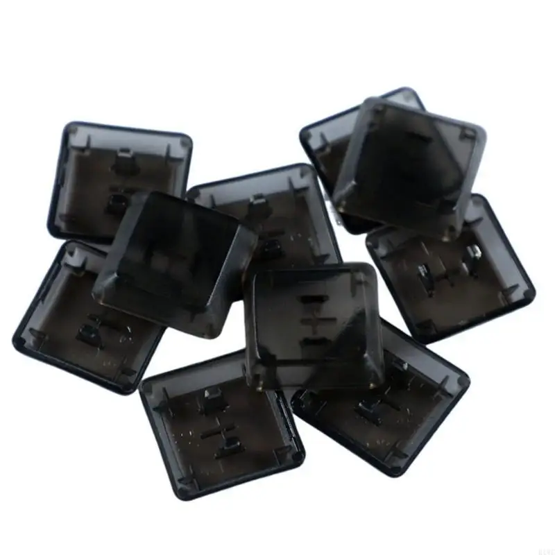 10/20PCS Keycaps 1U Standard Transparent Black Keycaps Enhances Typing For G813 G815 G913 Mechanical Keyboards 
