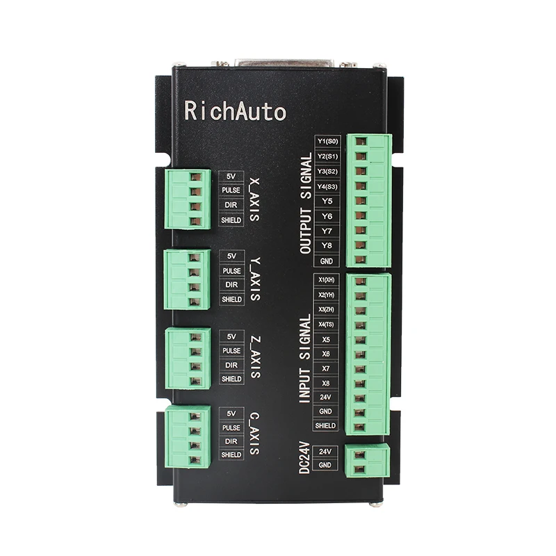 Popularny kontroler CNC Richauto 0502 do frezarki CNC, kontroler DSP 0501cnc