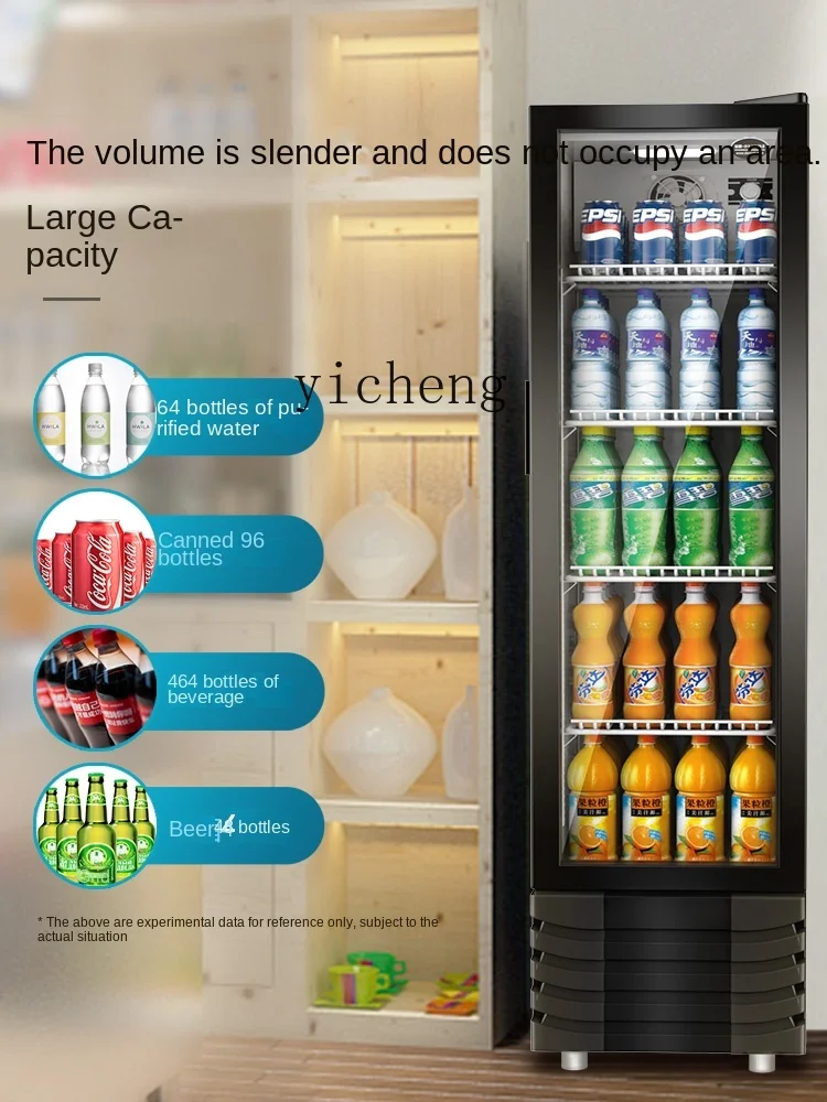 ZF Beverage Showcase Frozen to Keep Fresh Commercial Vertical Supermarket Refrigerator Beer Cabinet