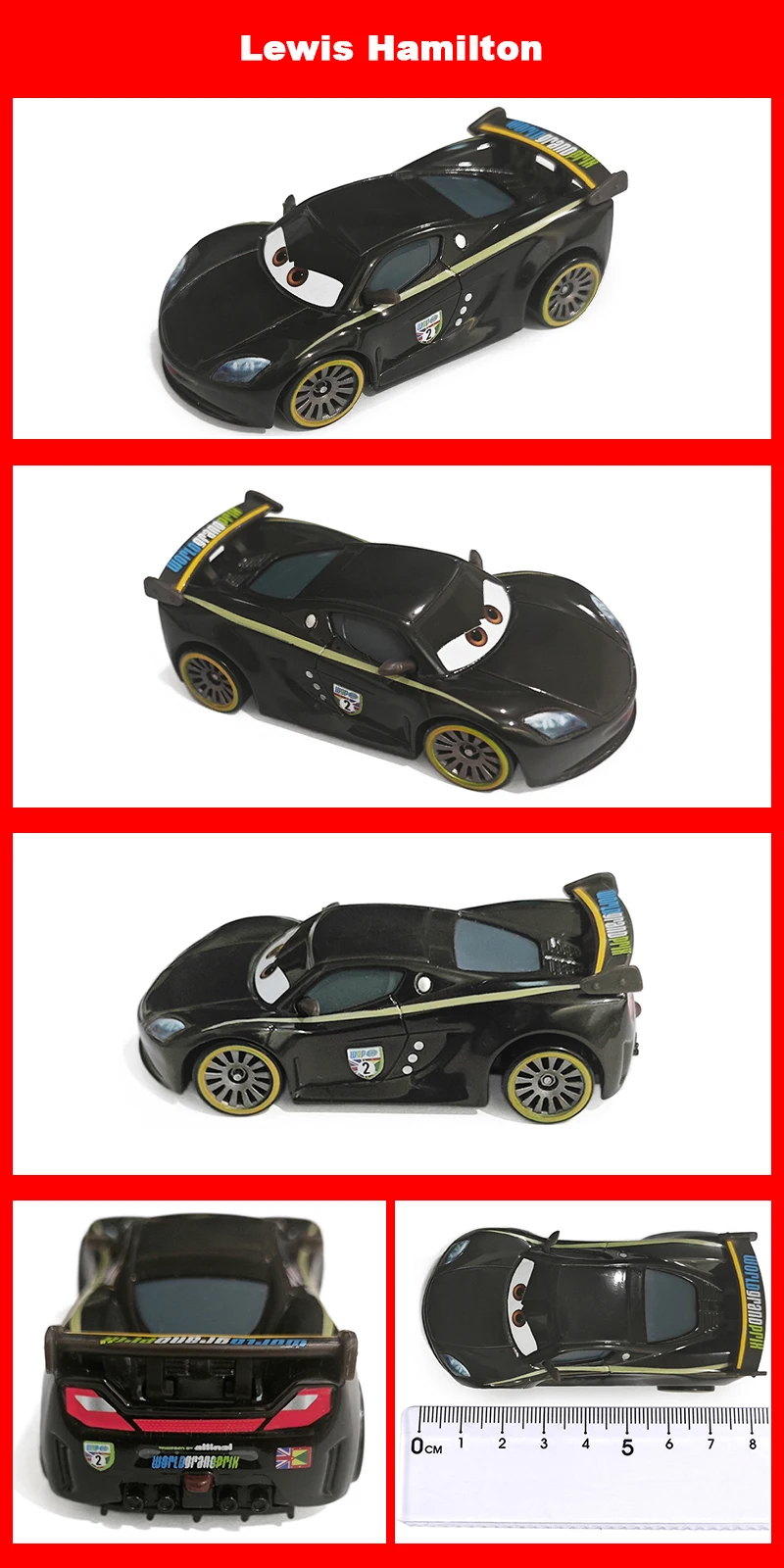 Cars Lightning McQueen 95 Helikopter 1/55 Modellauto aus Legierung Anime-Figur Cartoon-Rennspielzeug Sammlerstücke Kindergeschenke – Detail 26