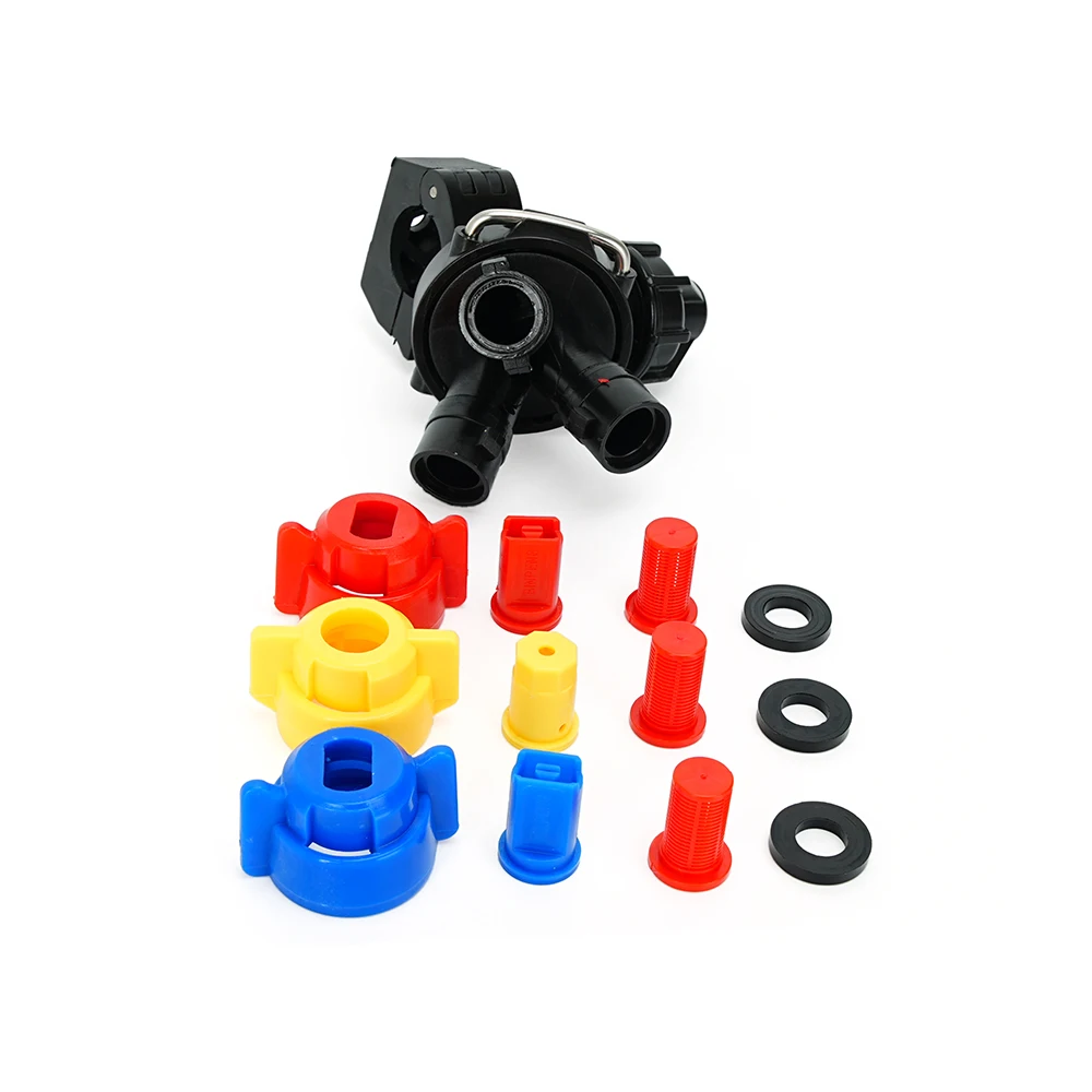 3 Heads Spray 20-22MM Tube Fittings Secure Pipe Clamp Connector for Uniform Garden Watering Agricultural Sprayer Reliable Parts