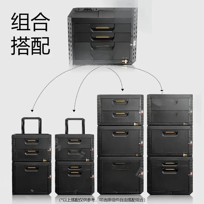 Drawer Toolbox Parts Storage Box Stacked Multifunctional Tie Rod Toolbox