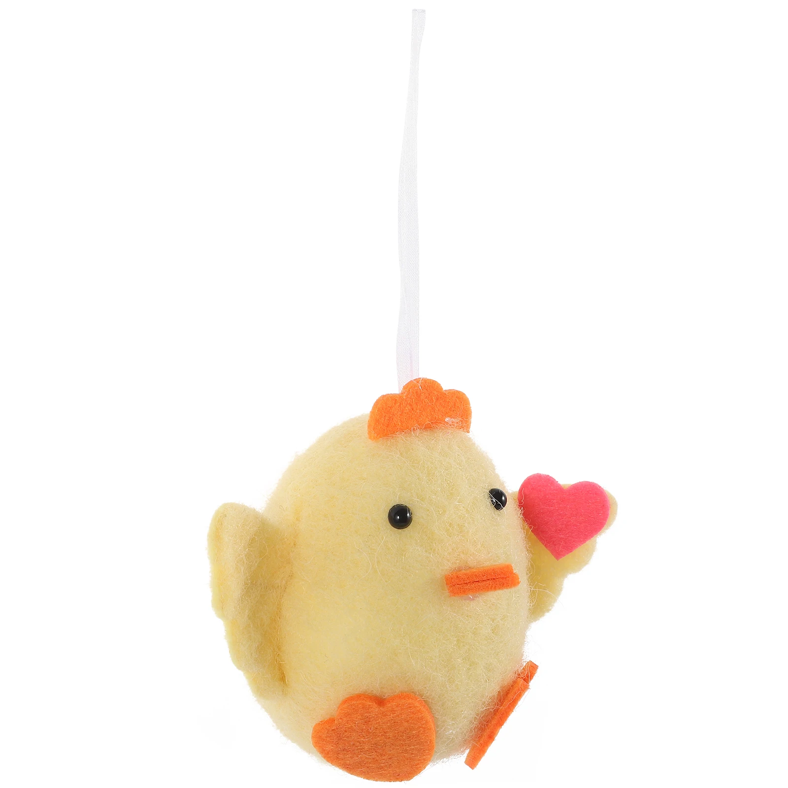 

Wool Felt Rabbit Decorations Hanging Ornament Inflatable Spring Ornaments for Tree Yellow Home Party