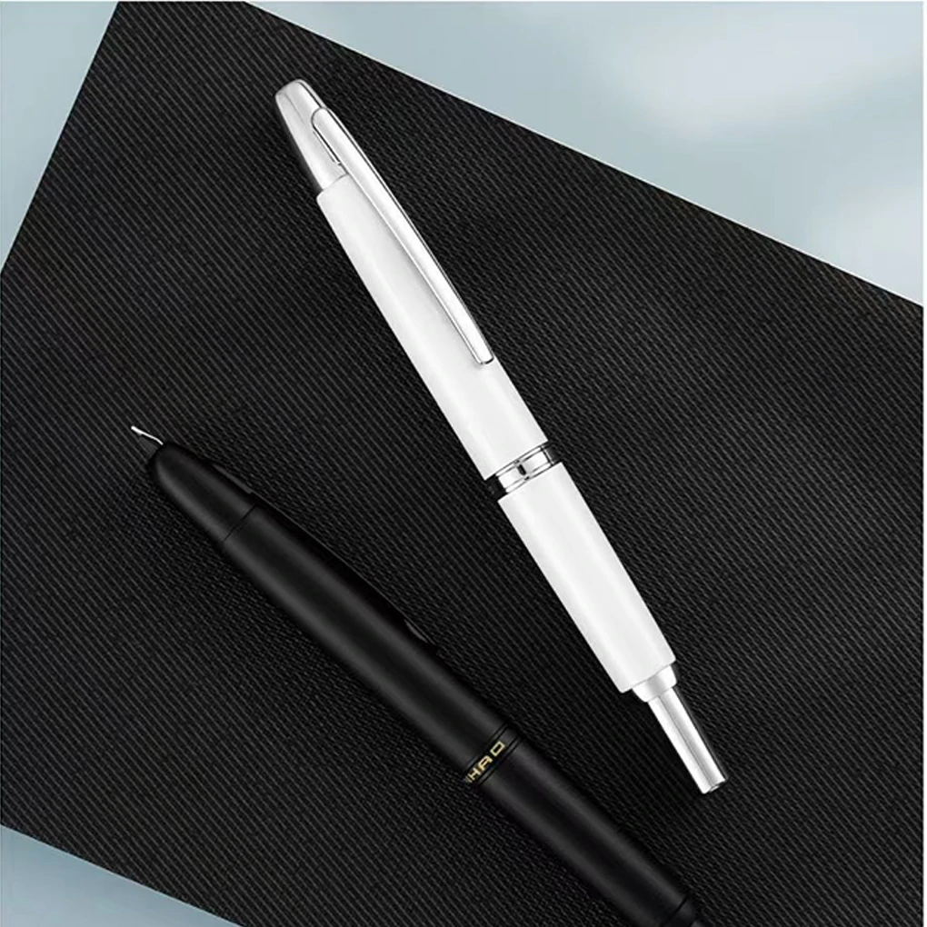 for Jinhao10 Series 0.5mmBlack Wide Telescopic Pen Pearl White Luxury Premium Best Gift for Friends