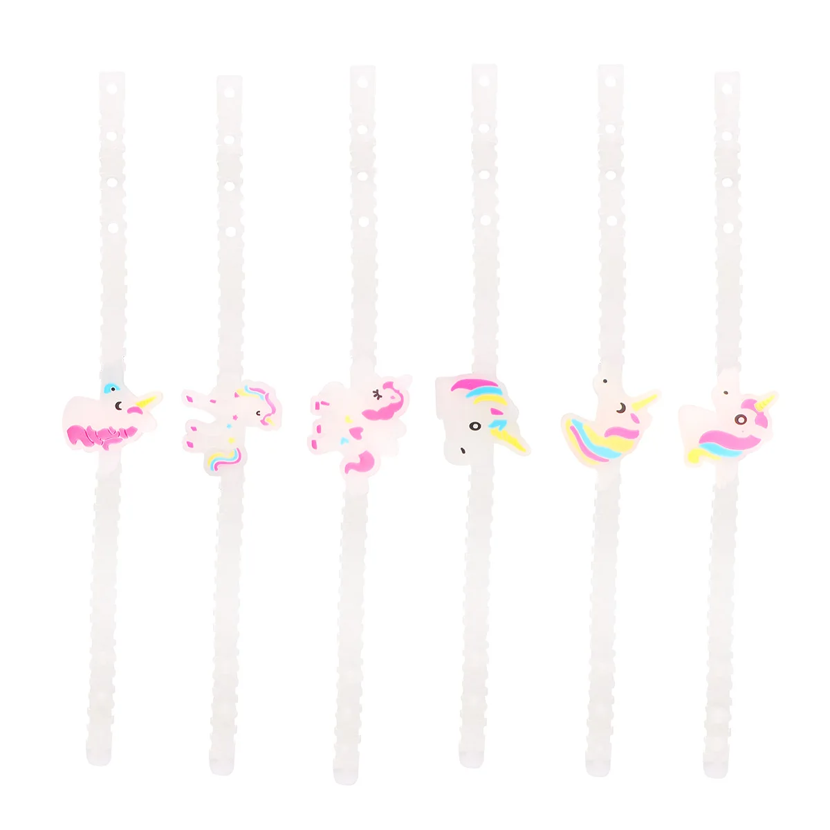 กำไลเรืองแสงยูนิคอร์นซิลิโคน 12 ชิ้น สำหรับงานปาร์ตี้เด็ก ของขวัญสร้างสรรค์ ไฟกลางคืน ของขวัญวันเกิด