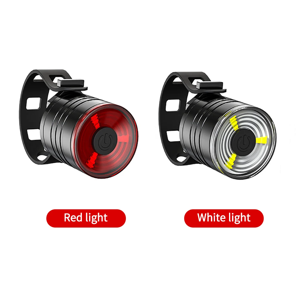 Bicycle Taillight 200 Lumen Waterproof Helmet Light Night Riding Warning Bike Light Bicycle Rear Light Bike Accessories 3 Modes