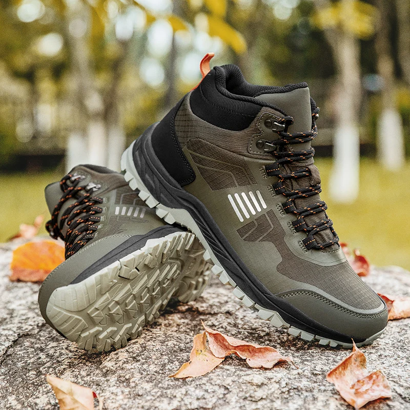 

Waterproof Hiking Boots Men Women Anti-slip High-top Wading Shoes Anti-collision Trekking Sneakers Outdoor Casual Walking Shoes