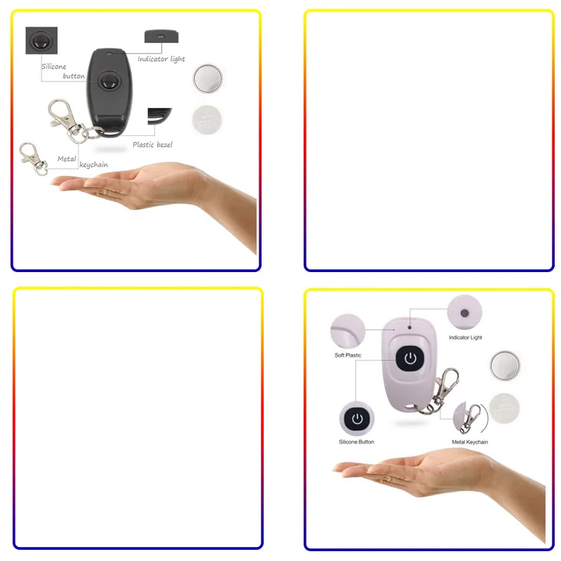 Universal Controle Remoto Relé Receptor Módulo Interruptor, 1 CH Relé Controlador para Lâmpadas LED, Luzes DIY, AC 110V, 220V, 433MHz, RF