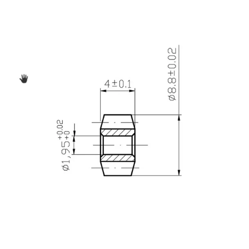 10pcs/lot Iron Gear 9 Teeth Inner Bore 2mm 0.8 Modulus for Model Motor Shaft Gear