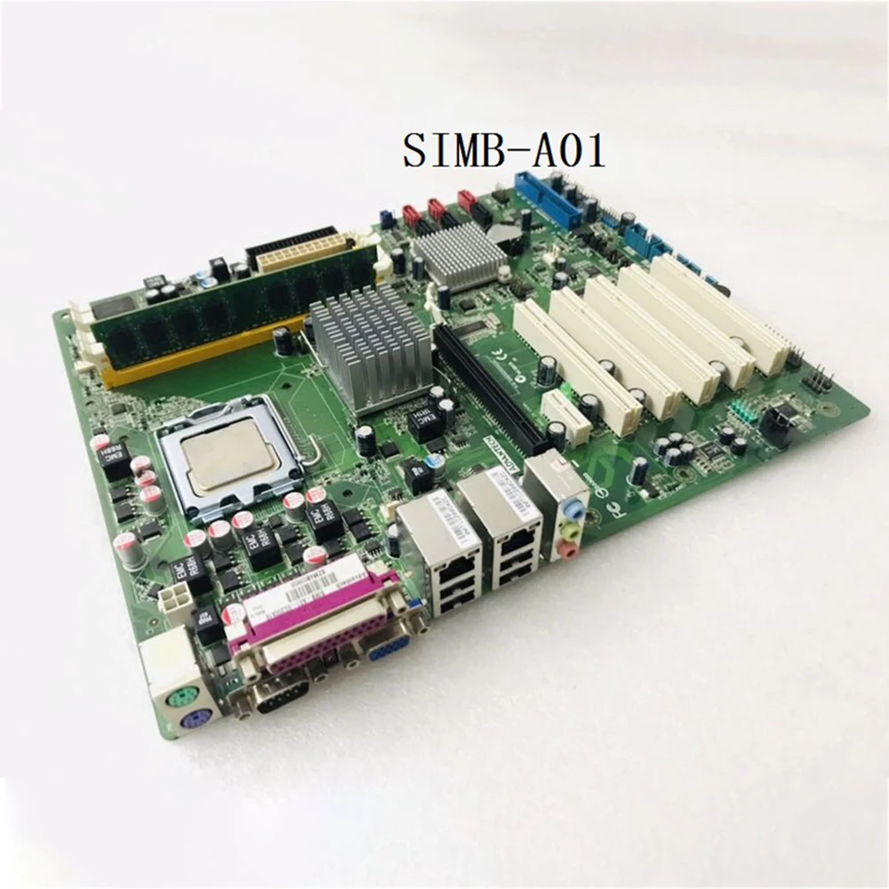 For Advantech SIMB-A01 Industrial Control Motherboard Send CPU Memory