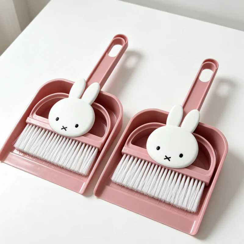 Set Sapu dan Pengki Mini Lucu  - Desk Setup Productivity ulasan dan harga