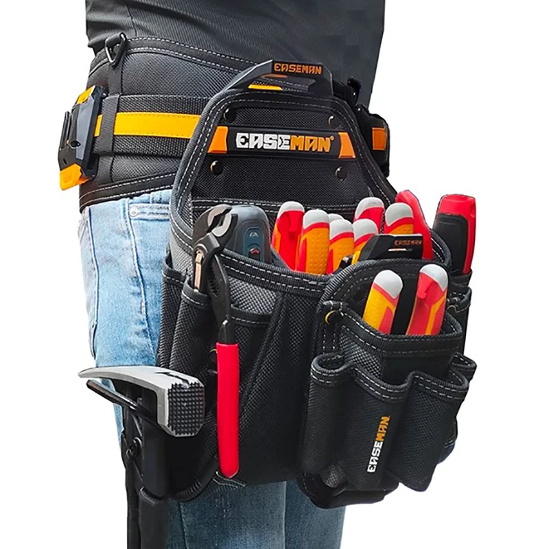 Electrician Carpenter Special Work Tools Storage Bag Portable Multifunctional Tool Organizer Bags Reinforced Hardware Accessory