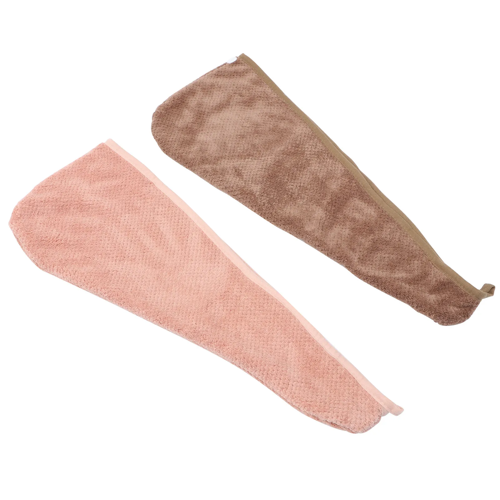 2Pcs Efficient Hair Dry Cap Microfiber Quick Drying Turban Towel Soft Comfortable for Bath Face Dry Towels Hair Fast Drying Tool