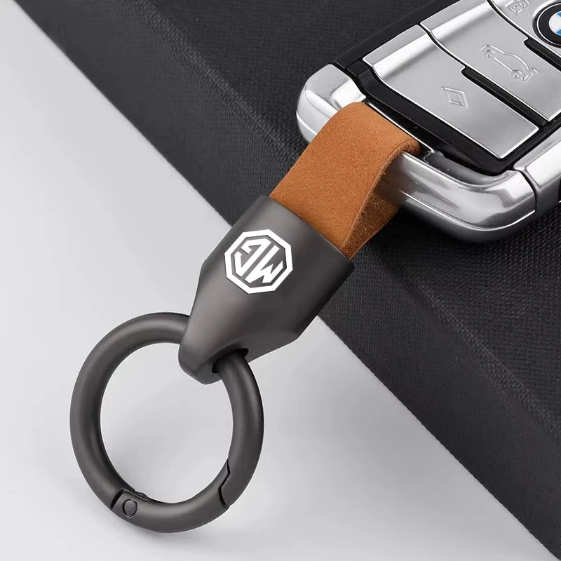 Car Key Chain Key Lanyard Anti-Lost Strap For MG ZS MG4 EV MG HS MG3 MG5 EV Marvel R MG ONE Car Interior Accessories