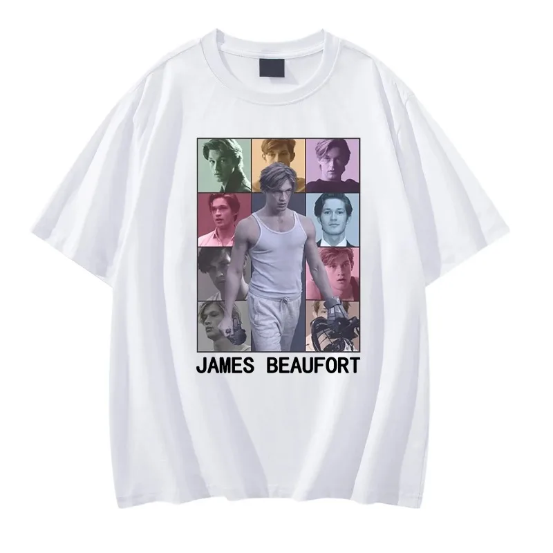 T-Shirt Men Aesthetic Maxton Hall The World Between Us Unisex High Quality Vintage Breathable Fabric Cotton Tees Shirts Tops