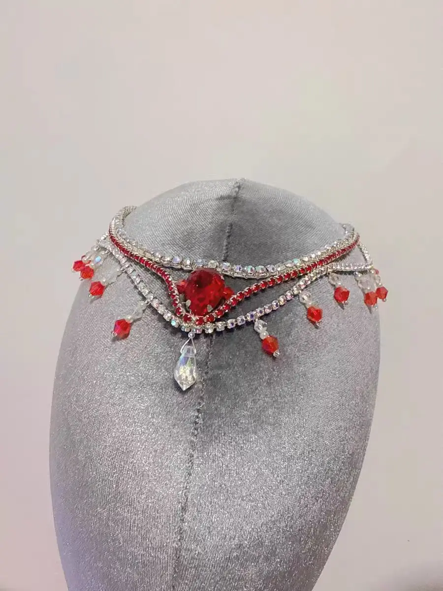

Ballet performance rope crown headwear professional handmade custom ultra light girl's crown adult crown