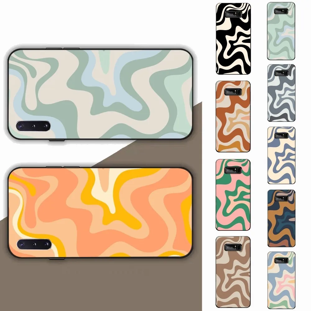 

Liquid Swirl Abstract Pattern Phone Case For Samsung Note 8 9 10 20 pro plus lite M 10 11 20 30 21 31 51 A 21 22 42 02 03