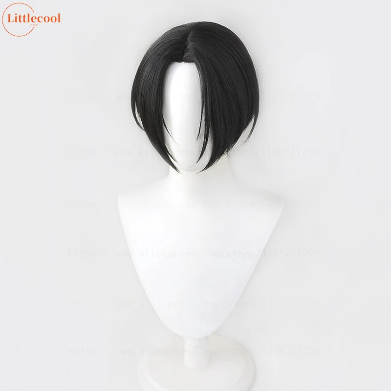 Peluca de Cosplay Oosaki Nana de alta calidad, peluca Nana Osaki, cuero cabelludo negro corto, pelo sintético resistente al calor, pelucas de Anime para Halloween + gorro
