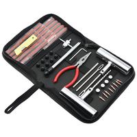 46pcs Universal Puncture Plug Tools Tire Repair Kits Portable Tire Repair Tool Kit Stop Strips Glue Tool For Vehicles Autos