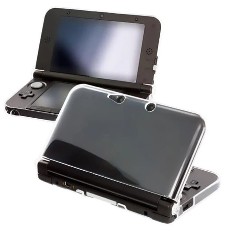 Clear Crystal Hard Shell Case Full Protective Cover for 3DS XL LL N3DS LL Console