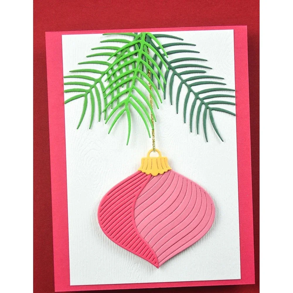 المشهد كتلة طباعة الشتاء كوز الصنوبر 2025 جديد قطع معدنية يموت DIY بها بنفسك سكرابوكينغ الحرف صانع ألبوم صور قالب اليدوية