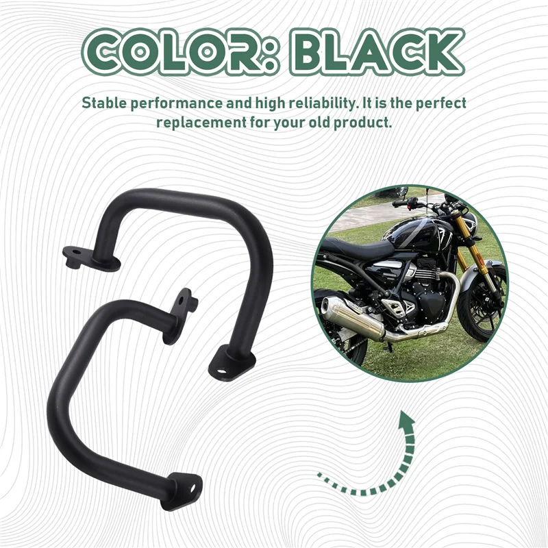 

AB16-Motorcycle Engine Crash Protector Guard Bar Bumper For Triumph Speed 400 Scrambler 400X 2024
