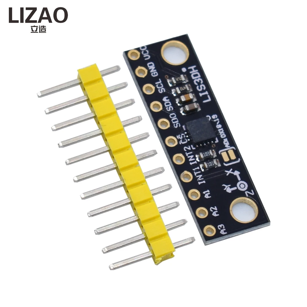LIS3DH 3-Axis Accelerometer Module, High-Precision Sensor with I2C/SPI for Arduino Robotics & Motion Detection view 2