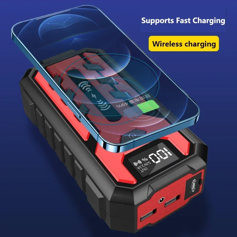 28000mAh Car Jump Starter Device Power Bank 800A Portable Emergency Auto Car Battery Charger Booster 12V Starting Device