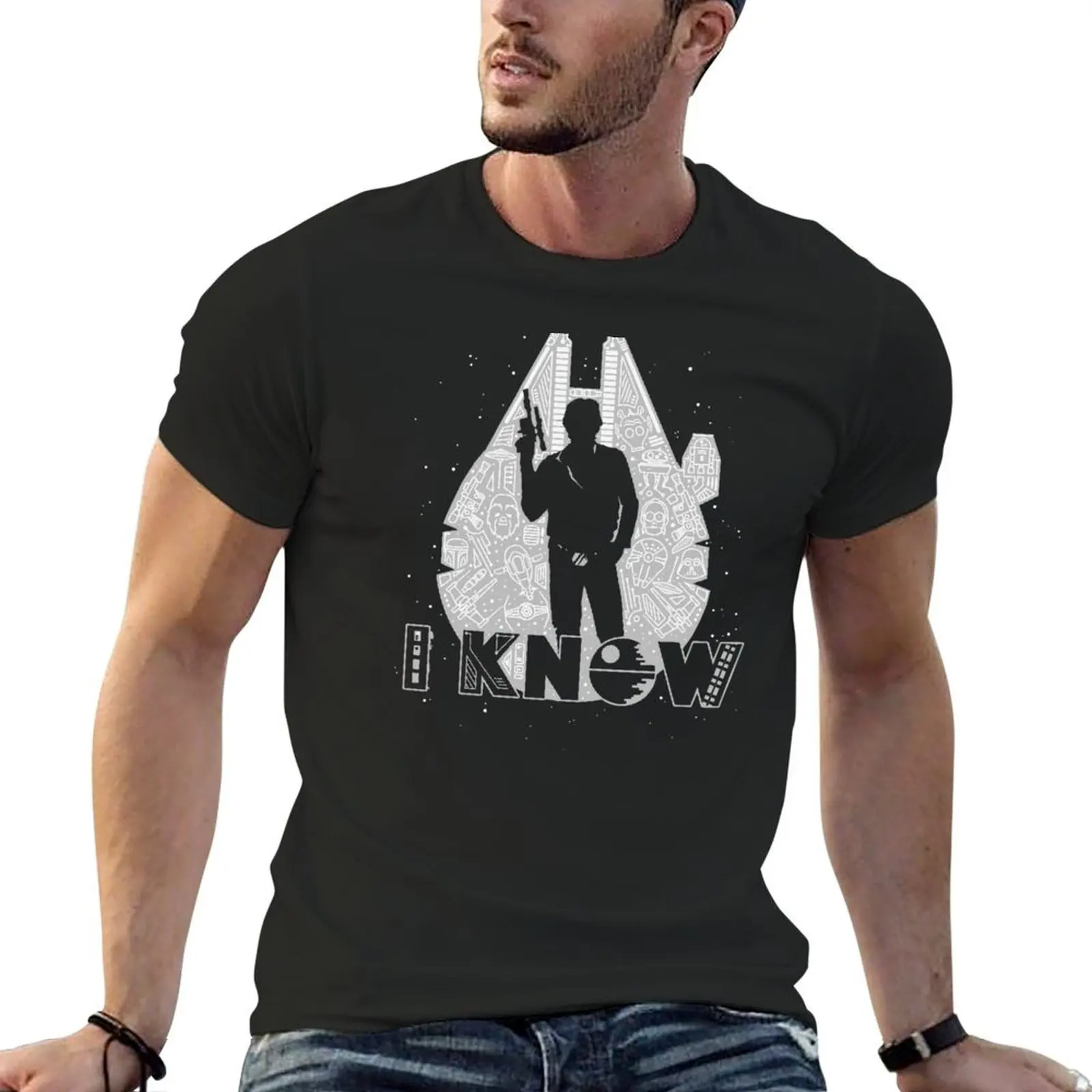 Hán Sóló I Know T-Shirt custom t shirt customizeds fruit of the loom mens t shirts