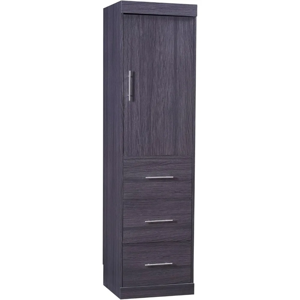 S77f7d32a651142719f73c7cef74f9428u Space-Saving Double Murphy Bed with Wardrobe and Foldable Frame