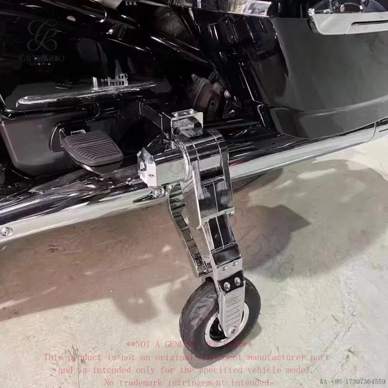 For Indian Roadmaster BMW R18 K1200LT Touring Honda Gold Wing Motorcycle Landing Gear Aviation Aluminum Side Stabilizer T