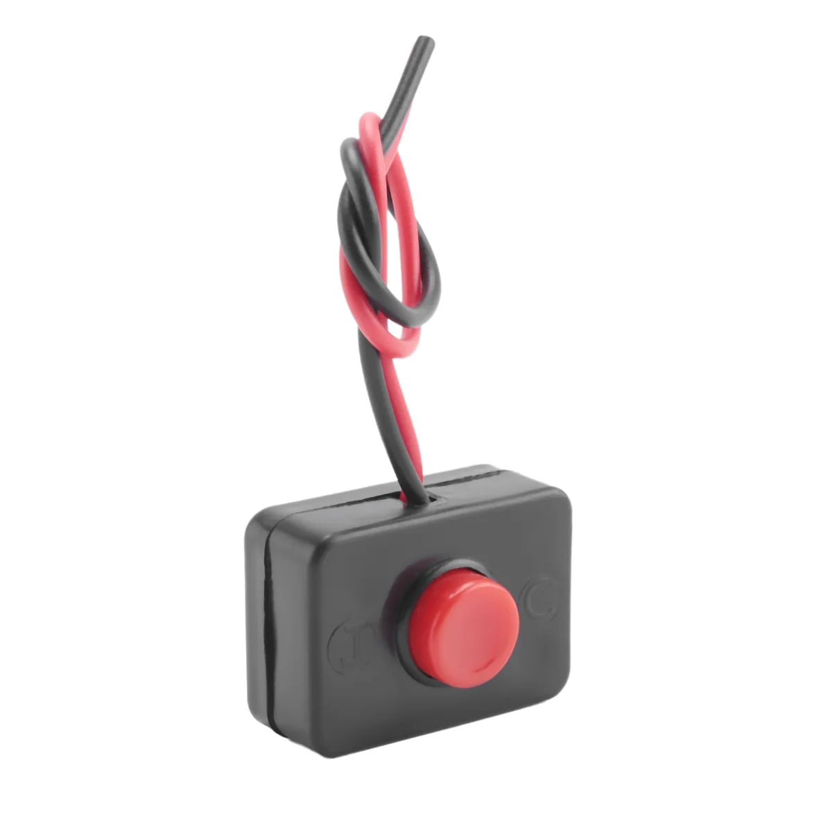 DC 12V2A Adhesive base push button momentarily action wired switch for automobilesJAS