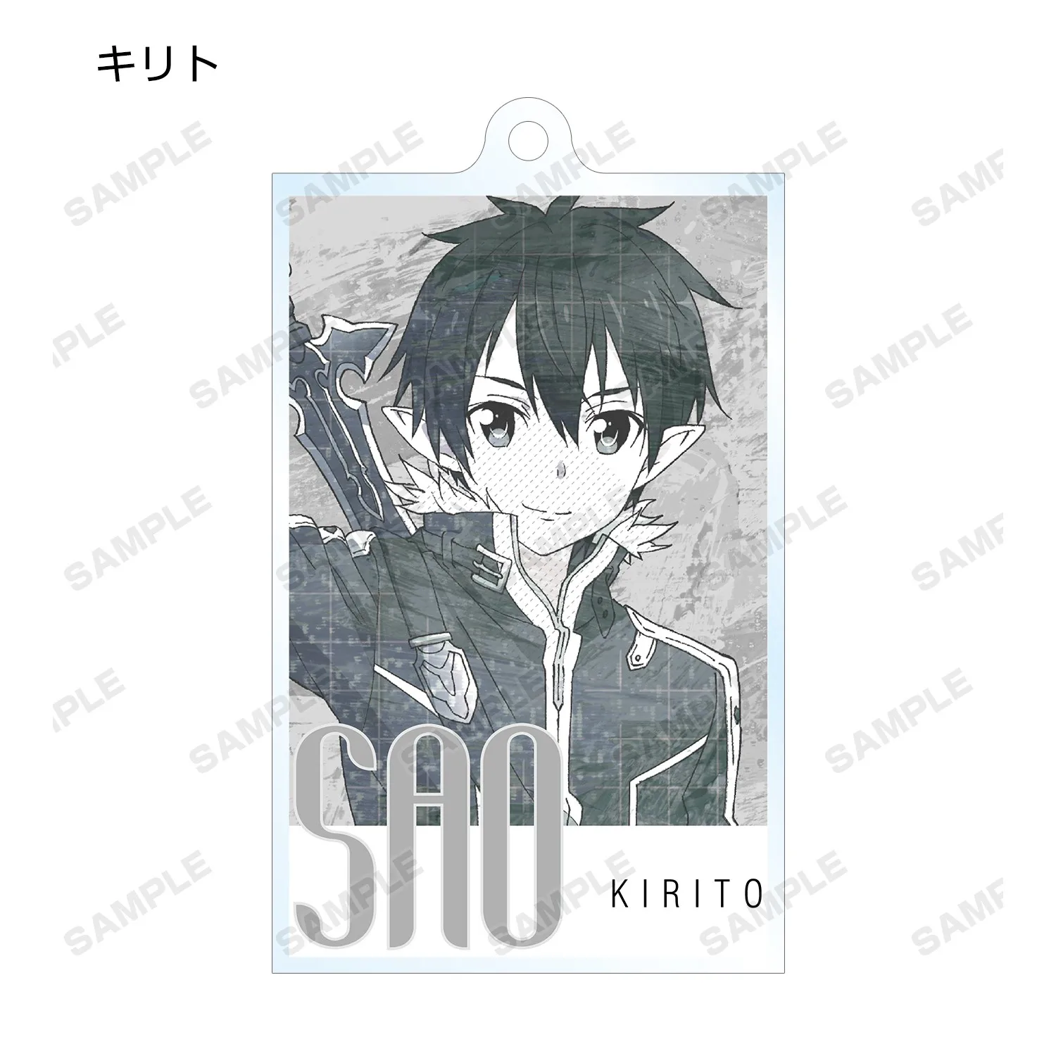 Anime Keychain Doll SAO Kirito Asuna Silica Lisbeth Sinon Yuuki Acrylic Keyring Pendant for Gift