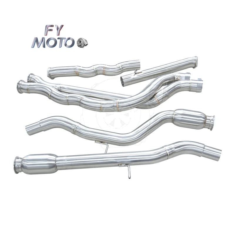 Exhaust Midpipe for S55 F80 F82 M3 M4 2014+ Resonated