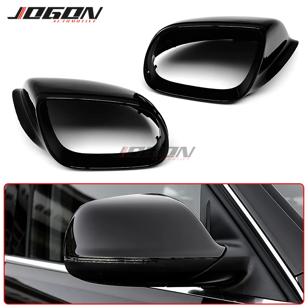 Rearview Mirror Cap Wing Side Mirror Covers Fit For Audi Q5 SQ5 8R 2009 2010 -2017 & Q7 4L Facelift 2010-2015 Car Accessories