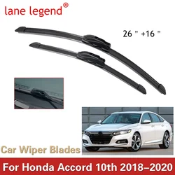 for Honda Accord 10 X 2018 2019 2020 MK10 10th Gen Car Wiper Blades Front Window Windscreen Windshield Wipers Car Accessories