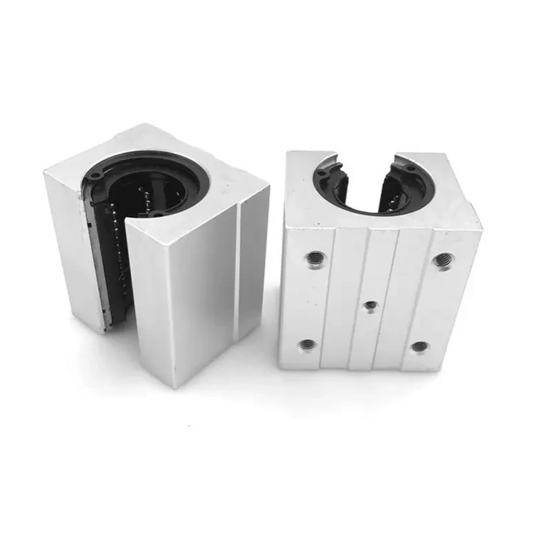SBR20UU Linear Slide Block 20mm Aluminum Linear Bearing Carriage Fit SBR20 Linear Guide Rail CNC Router Accessories