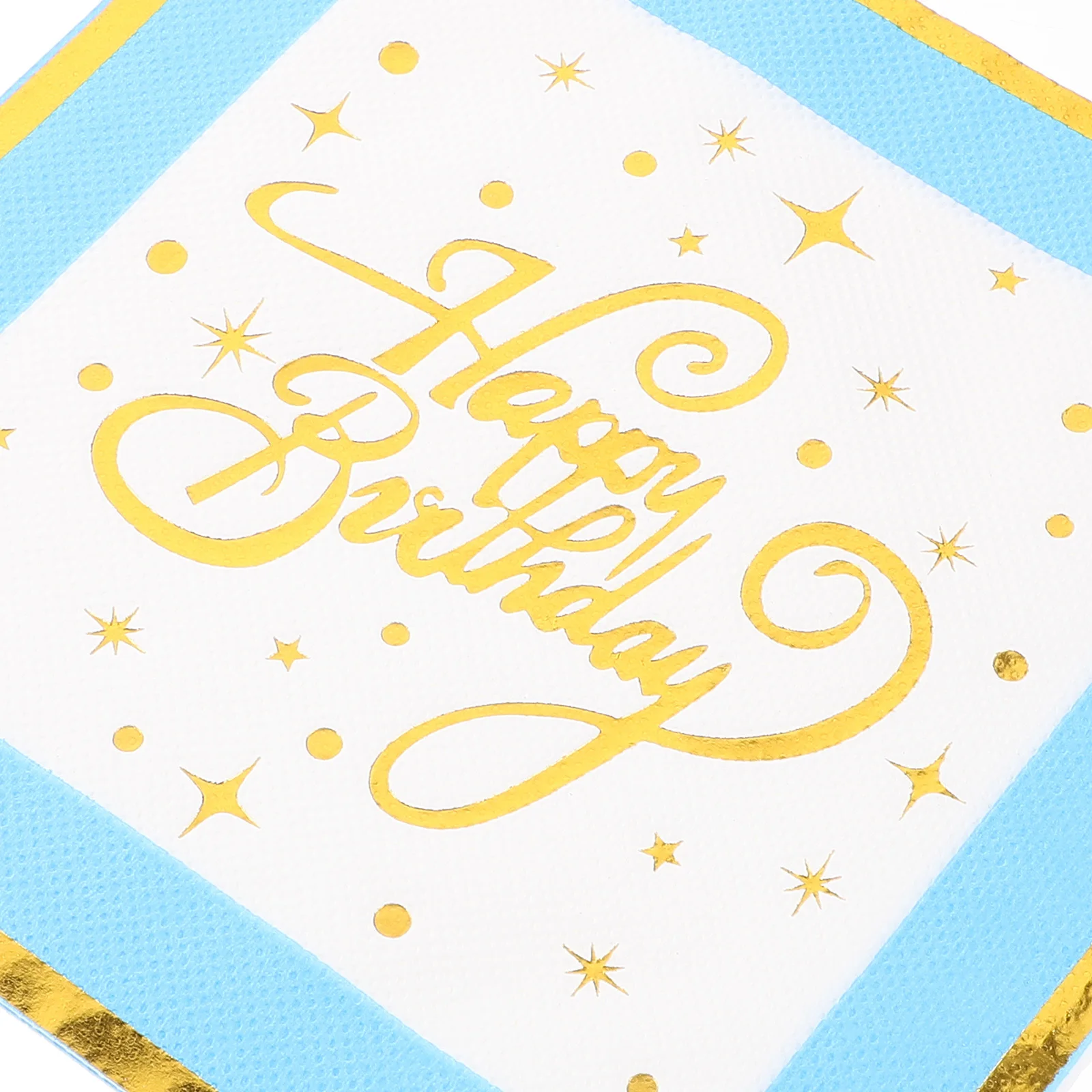 

16Pcs Printed Paper Napkins Happy Birthday Pattern Eco Friendly Party Wedding Baby Shower Decorative Tissue Dinner Napkin