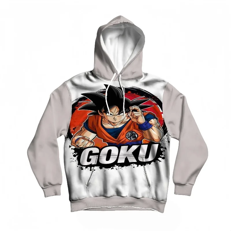 

Мужская толстовка с 3D принтом в стиле аниме Dragon Ball Goku, повседневная уличная одежда, модный топ для фанатов, модная удобная одежда