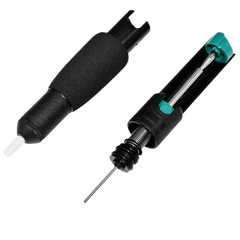 

1PC Soft Handle Antiskid Tin Suction Device Automatic Rebound Suction Gun Soldering Sucker Pen Hand Welding Tools Suction Pump