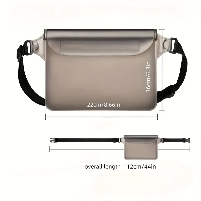 1pcs Mobile Phone Waterproof Pouch For iPhone 17 16 15 14 Pro Max Air Plus Outdoor Swimming Drift Diving Waist Pack view 5