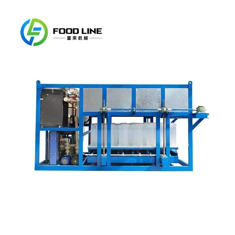 

Factory Industrial 1 Ton Block Ice Machine 220V Water Cooling Ice Maker Pump Motor for Fishing Port Ice Block