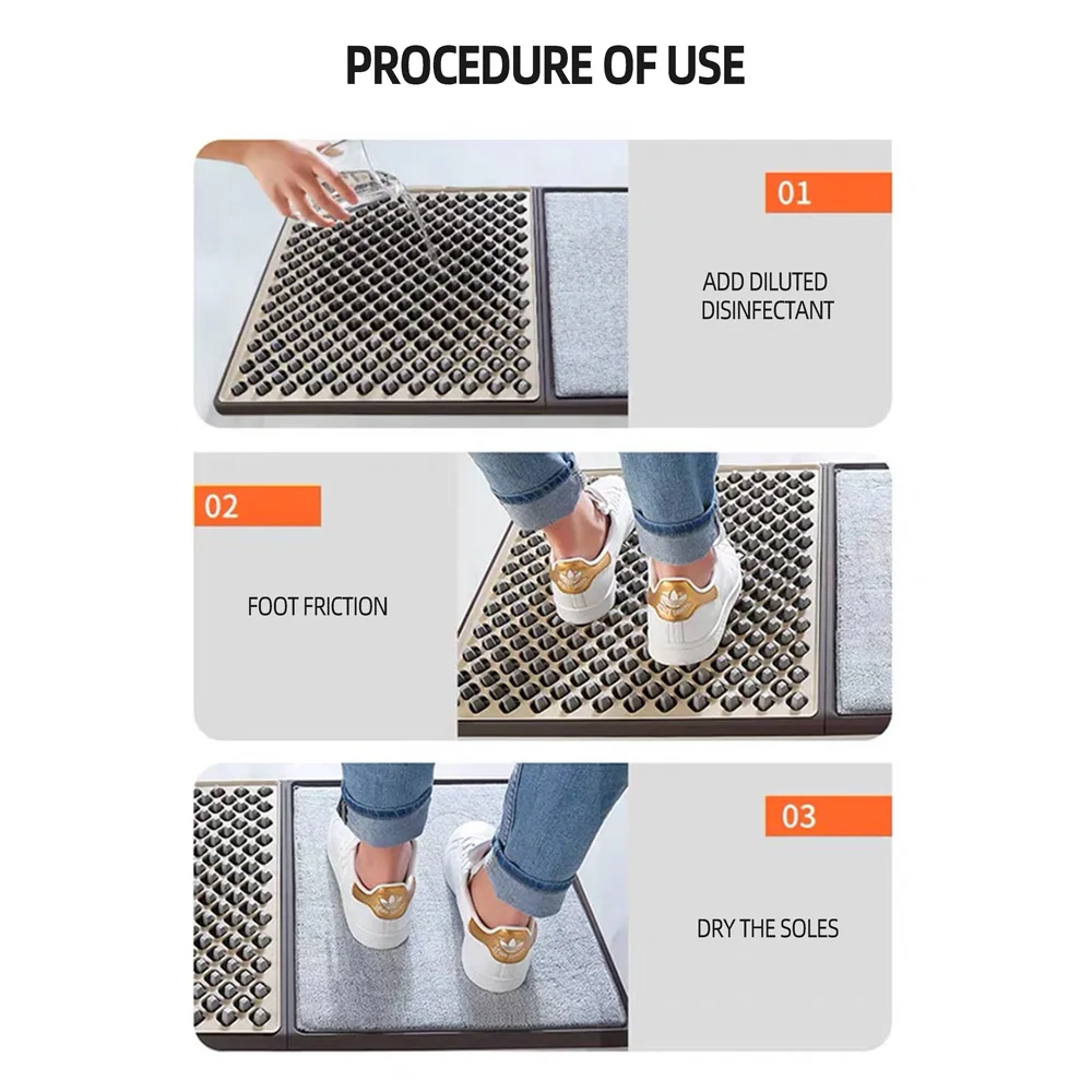 Pulitore per scarpe da porta Strumento per lucidare l'hotel Macchina per la pulizia delle suole domestiche Maquina Escova Sapato