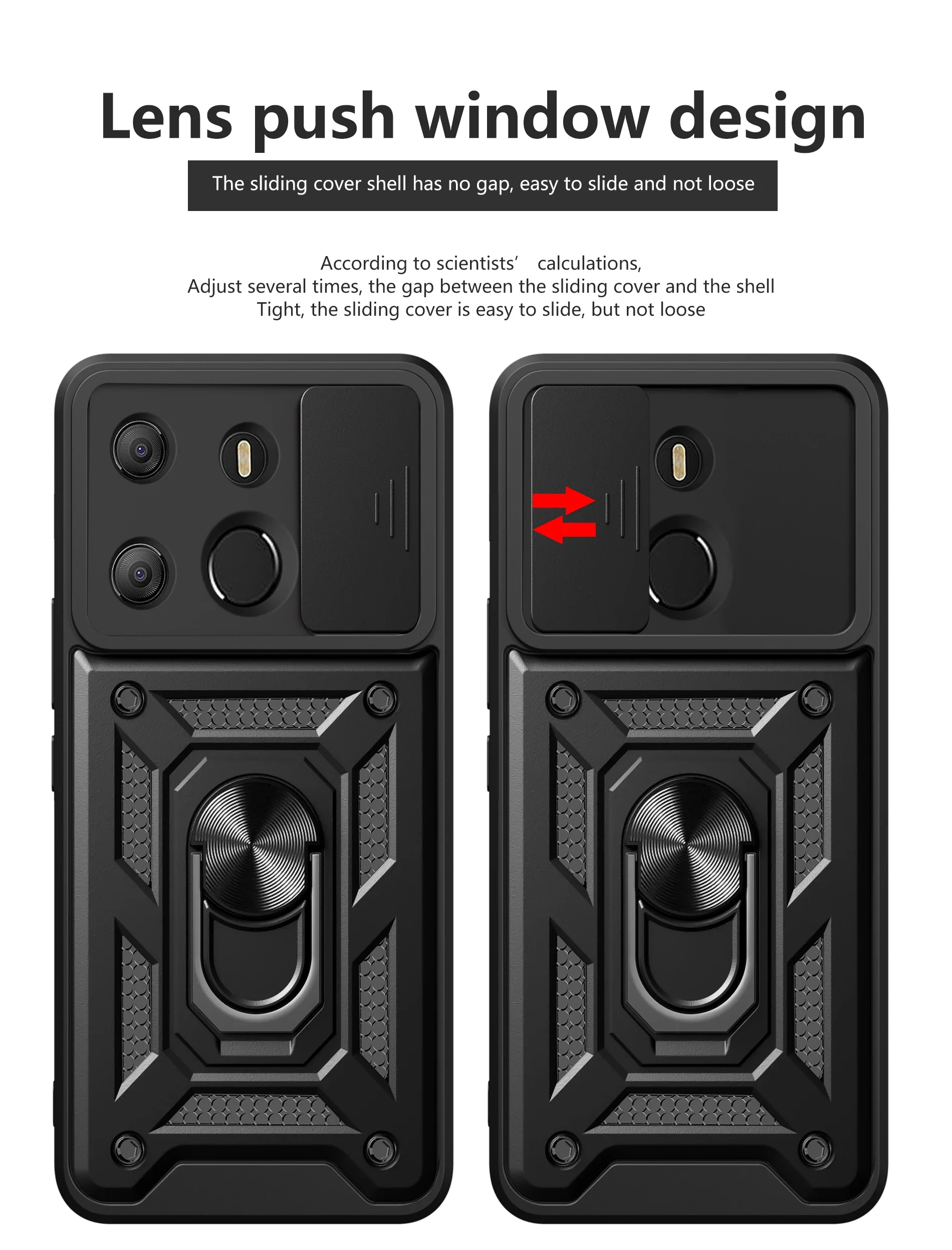 ل Tecno Spark Go 1 2022 2023 2024 2025 المغناطيس حلقة جراب هاتف كاميرا الشريحة العسكرية الصف درع حماية غطاء لين حالات