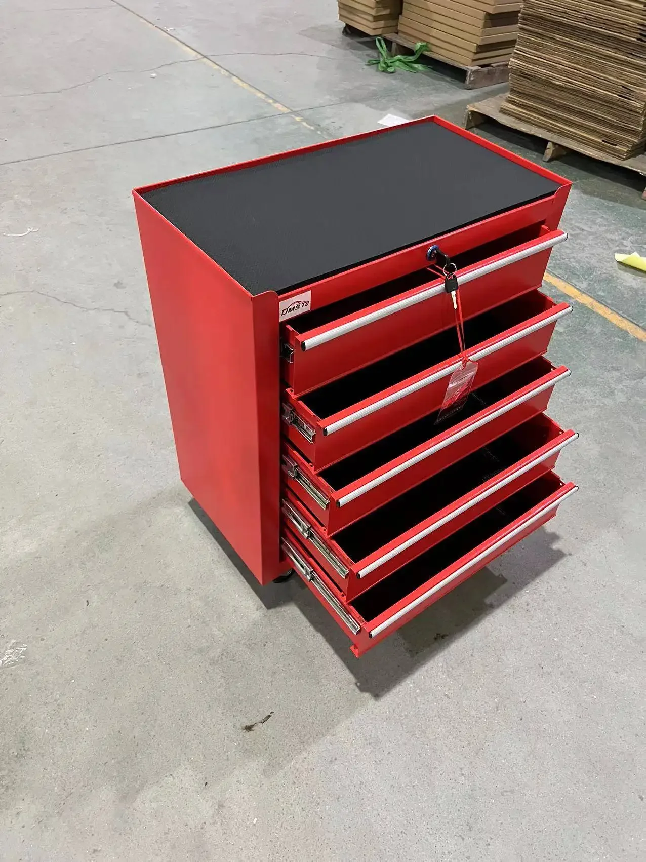 Alat Bengkel Kotak Alat Troli Logam 10 ''Laci Geser Alat Organizer Penyimpanan Ruang Ganti